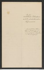 k.k. naturhistorisches Hofmuseum, Intendanzakten 1885-1896 (Hauer), Aktenzahl Z.585.a/1891, Seite 4